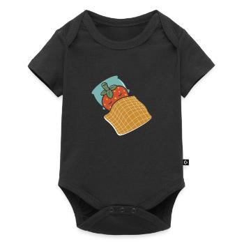 Lazy - Baby Premium short-sleeve bodysuit - black - Front