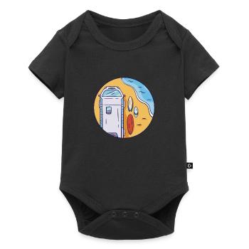 Sommerurlaub Meer Surfen Reisen Sommerurlaub Meer - Baby Premium Kurzarmbody - Schwarz - Vorne
