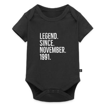 Légende depuis novembre 1991 - Body à manches courtes Premium Bébé - noir - Devant