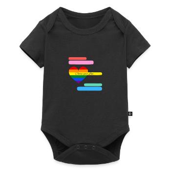 choose your love - Baby Premium Kurzarmbody - Schwarz - Vorne