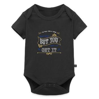 awesome fingers birthday present idea codes geek - Baby Premium Kurzarmbody - Schwarz - Vorne