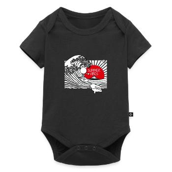 Summer Vibes Doddle - Baby Premium short-sleeve bodysuit - black - Front