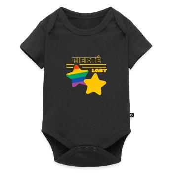 FIERTÉ LGBT - Body à manches courtes Premium Bébé - noir - Devant