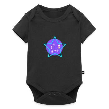 star - Baby Premium Kurzarmbody - Schwarz - Vorne