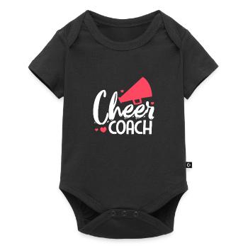 Cheer Coach - Cheerleading Lover Cheer Expert - Baby Premium Kurzarmbody - Schwarz - Vorne