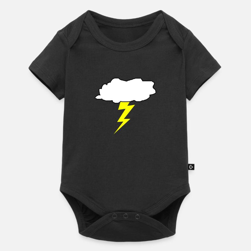 thunder - Baby Premium short-sleeve bodysuit - black