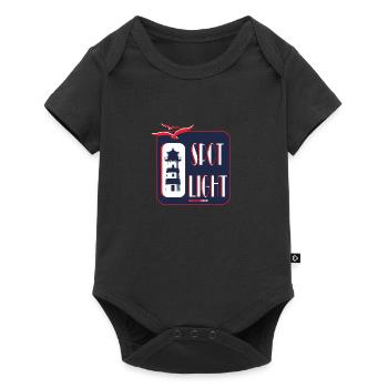 Cool Lighthouse Motif Sea Coast Beach Gift - Baby Premium short-sleeve bodysuit - black - Front