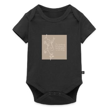 Beauty - Baby Premium Kurzarmbody - Schwarz - Vorne