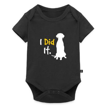 I Did It Funny Dog Lover Puppy Lover Dog Owners Ho - Baby Premium short-sleeve bodysuit - black - Front