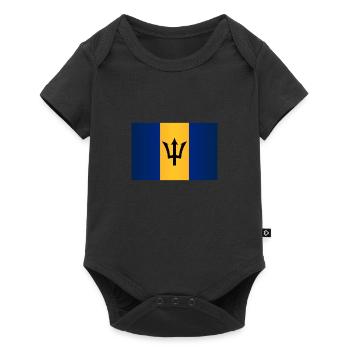Barbados Flag - Baby Premium short-sleeve bodysuit - black - Front