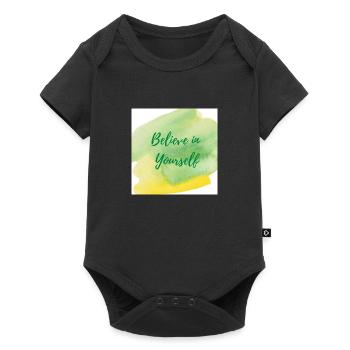 Believe in Yourself - Baby Premium short-sleeve bodysuit - black - Front