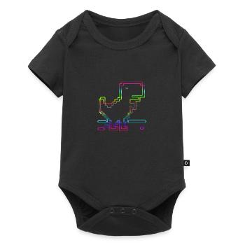8bitletsgovector - Baby Premium short-sleeve bodysuit - black - Front