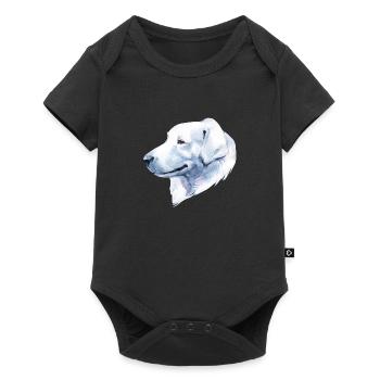 Slowenischer Cuvac Hundebesitzer Hundeliebhaber - Baby Premium Kurzarmbody - Schwarz - Vorne