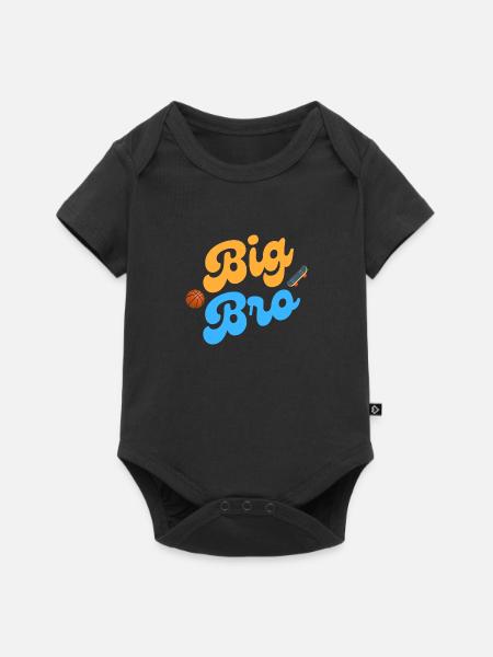 Big Bro - Baby Premium Kurzarmbody - Schwarz