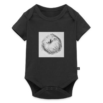 Pomme - Body à manches courtes Premium Bébé - noir - Devant