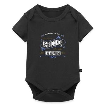 citation drôle astronomie tshirt astrologie couleurs - Body à manches courtes Premium Bébé - noir - Devant