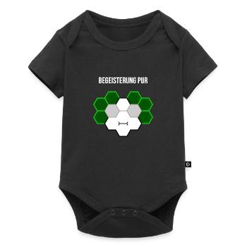 Begeisterung pur - Baby Premium Kurzarmbody - Schwarz - Vorne