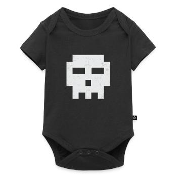 Totenkopfkopf für SPVTW Cosplayer - Baby Premium Kurzarmbody - Schwarz - Vorne