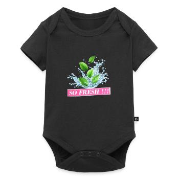 So Fresh - Baby Premium Kurzarmbody - Schwarz - Vorne