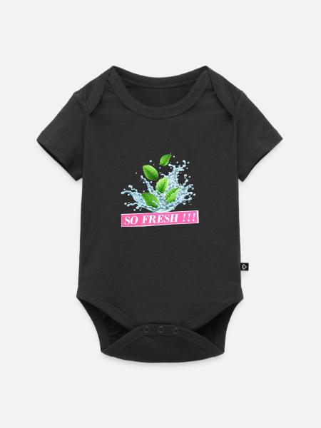 So Fresh - Baby Premium Kurzarmbody - Schwarz