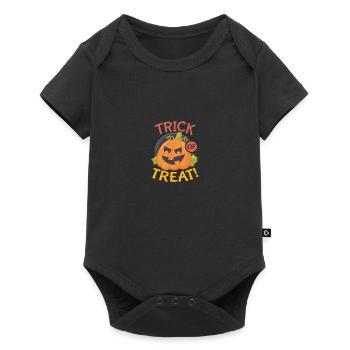 Astuce de friandise! - Body à manches courtes Premium Bébé - noir - Devant