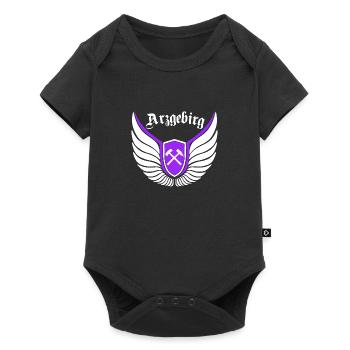 Erzgebirge meine Haamit - Baby Premium Kurzarmbody - Schwarz - Vorne