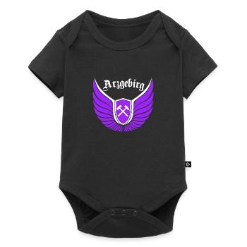 Erzgebirge meine Haamit - Baby Premium Kurzarmbody - Schwarz - Vorne