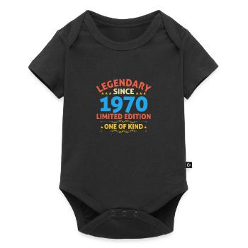 Legendary since 1970 Limited Edition - Baby Premium short-sleeve bodysuit - black - Front