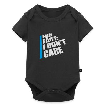 Je me fiche des faits - Body à manches courtes Premium Bébé - noir - Devant