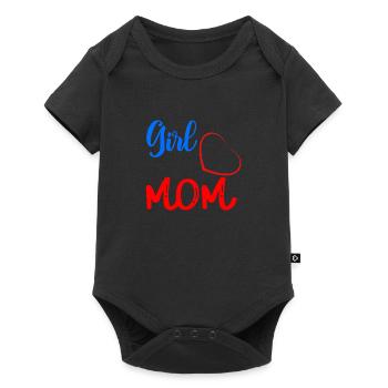 Mères d’une grande fille - Body à manches courtes Premium Bébé - noir - Devant