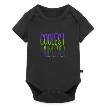 home christmas elf bday one family one team - Baby Premium short-sleeve bodysuit - black - Front
