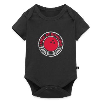 Je suis nul au bowling - Body à manches courtes Premium Bébé - noir - Devant