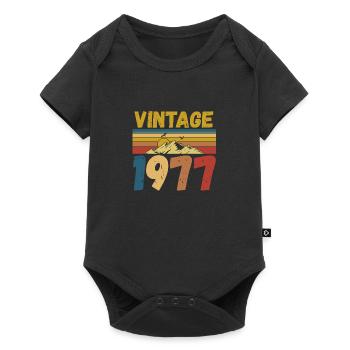 vintage 1977 - Baby Premium short-sleeve bodysuit - black - Front