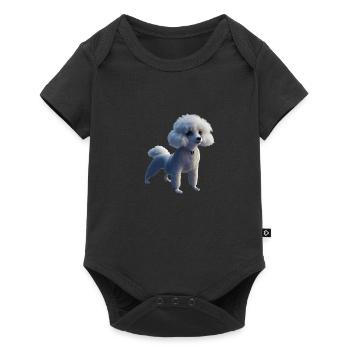 Caniche Dog - Caniche - Body à manches courtes Premium Bébé - noir - Devant
