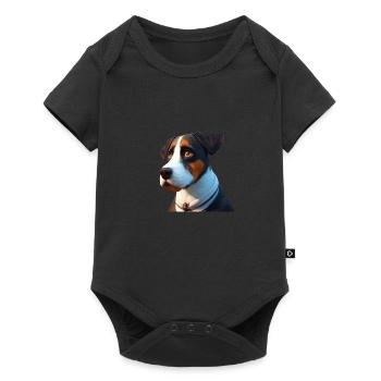 Entlebucher Bouvier - Body à manches courtes Premium Bébé - noir - Devant