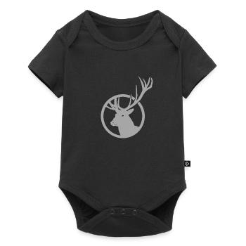 Cerf - Body à manches courtes Premium Bébé - noir - Devant