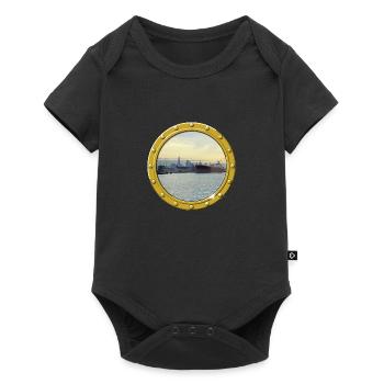 New York Oil Port - Baby Premium short-sleeve bodysuit - black - Front