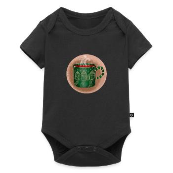 Coupe de Noël - Body à manches courtes Premium Bébé - noir - Devant