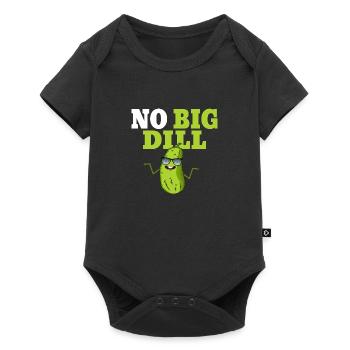 No Big Dill Pickle Cucumber - Baby Premium short-sleeve bodysuit - black - Front