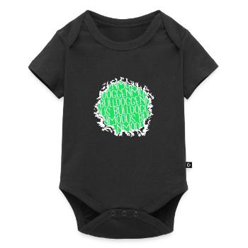 cool geburtstagsgeschenk terrier bday haustier - Baby Premium Kurzarmbody - Schwarz - Vorne