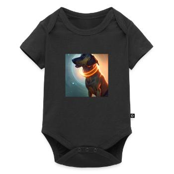 The Universe Dog - Baby Premium short-sleeve bodysuit - black - Front