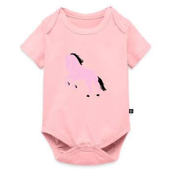 Cabriole cavalière - Body à manches courtes Premium Bébé - rose - Devant