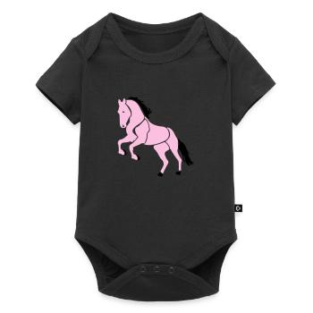 Cabriole cavalière - Body à manches courtes Premium Bébé - noir - Devant