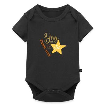 My Star - Baby Premium short-sleeve bodysuit - black - Front