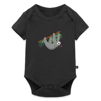 Paresse - Body à manches courtes Premium Bébé - noir - Devant
