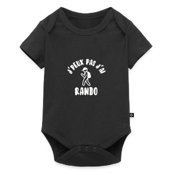 J’peux pas j’ai rando - Body à manches courtes Premium Bébé - noir - Devant