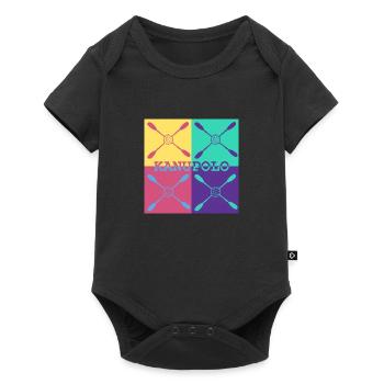 Canoë polo - élégant et sportif - Body à manches courtes Premium Bébé - noir - Devant