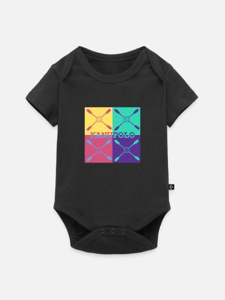 Kanupolo - stylisch und sportlich - Baby Premium Kurzarmbody - Schwarz