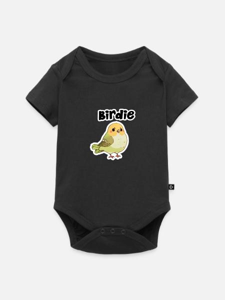 Süßer Vogel - Baby Premium Kurzarmbody - Schwarz