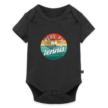 J'Peux Pas J'Ai Tennis - Body à manches courtes Premium Bébé - noir - Devant